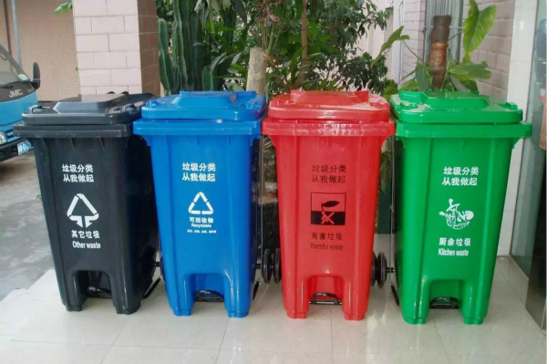 垃圾桶的分類四種